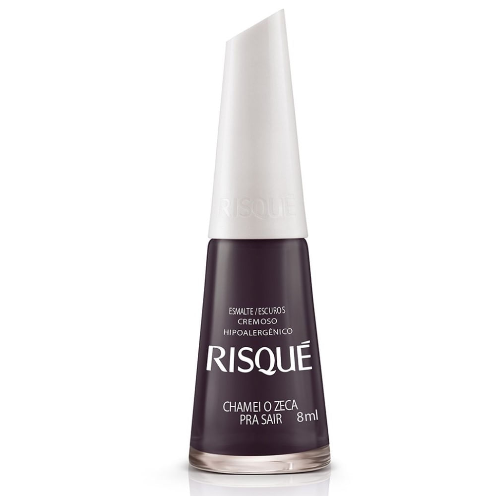 Esmalte Cremoso Risqué Escuro Chamei o Zeca pra Sair 8ml