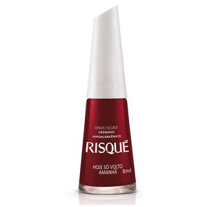 Esmalte Cremoso Risqué Escuro Hoje Só Volto Amanhã 8ml