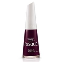 Esmalte Cremoso Risqué Rainha Da Pista Toda 8ml