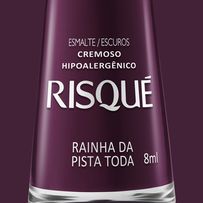 Esmalte Cremoso Risqué Rainha Da Pista Toda 8ml