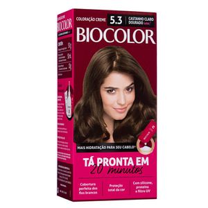 Tintura Biocolor Mini Kit 5.3 - Castanho Claro Dourado Uau