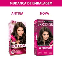 Tintura Biocolor Mini Kit 5.3 - Castanho Claro Dourado Uau