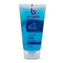 Gel fixador Bozzano Mega Forte Fixação Fator 4 Ação Prolongada 150g