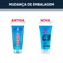 Gel fixador Bozzano Mega Forte Fixação Fator 4 Ação Prolongada 150g