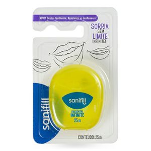 Fio Dental Sanifill Infinite 25 Metros 1 unidade