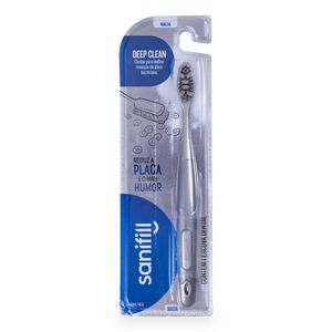 Escova Dental Sanifill Deep Clean Cerdas Macias 1 Unidade