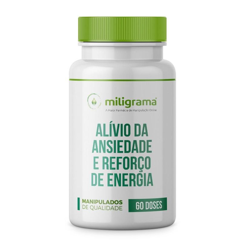 Alívio da Ansiedade e Reforço de Energia 60 doses