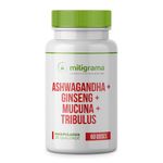 Ashwagandha + Ginseng + Mucuna + Tribulus 60 Doses