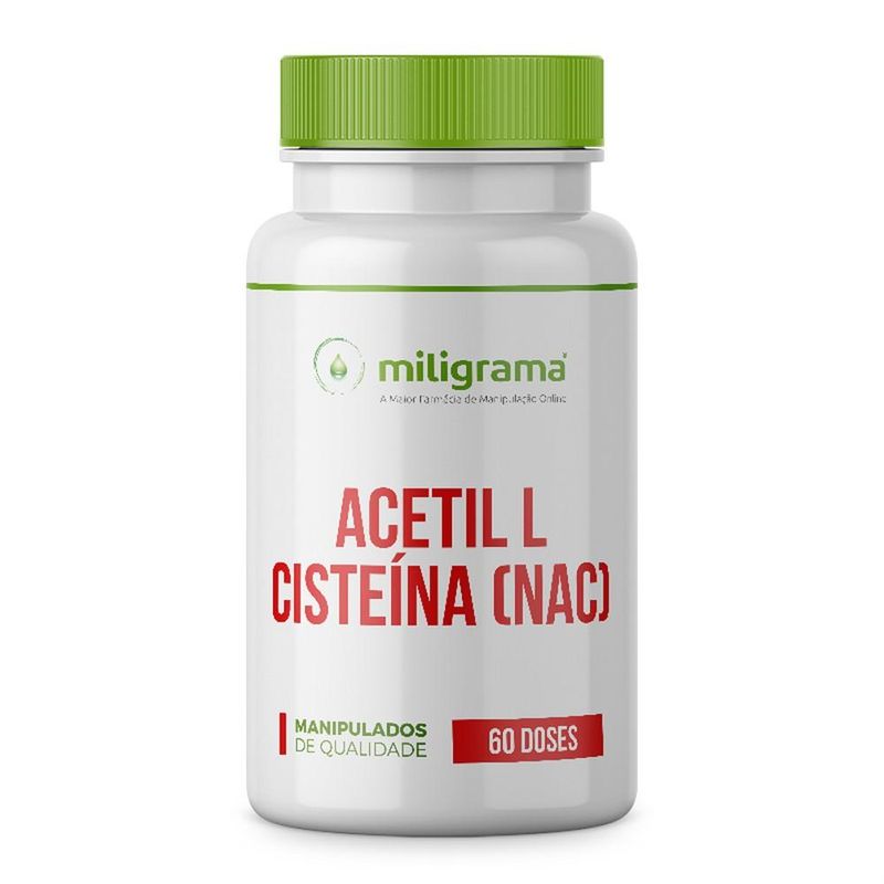 Acetil L Cisteína (NAC) 600mg 60 Doses
