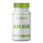Agar Agar 500mg 120 Cápsulas Vegetais