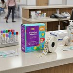 Curativo Adesivo Pós-punção Kids Redondo 500 unidades