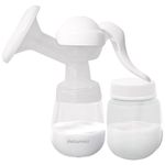 Bomba Tira Leite Manual 180Ml Dellamed Branco Livre de BPA