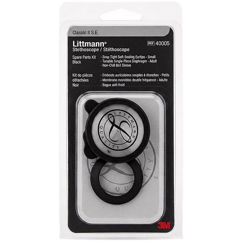 Kit Reparo Estetoscópio Littmann Classic II 40005 Preto
