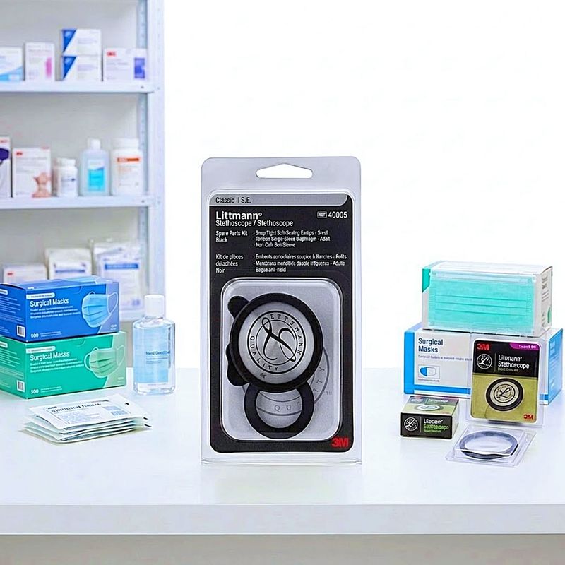 Kit Reparo Estetoscópio Littmann Classic II 40005 Preto