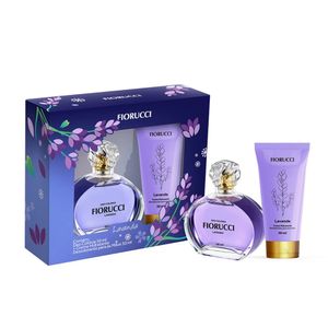 Kit Fiorucci Deo Colônia Lavanda 50ml + Creme Hidratante Para Mãos Lavanda 50ml