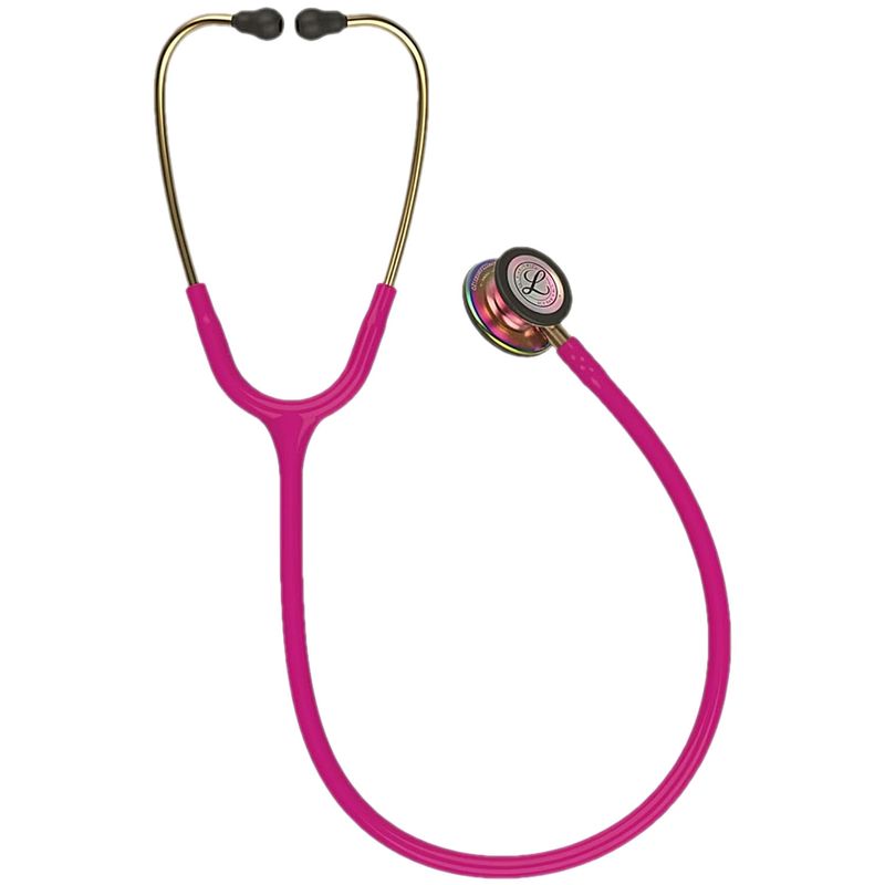 Estetoscópio Littmann Classic III Framboesa com Rainbow 5806