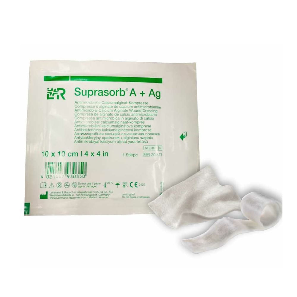 Curativo Suprasorb A+ Ag 10cmX10cm 1 Unidade