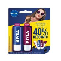 Kit Hidratante Labial Original 4,8g + Hidratante Labial Amora 4,8g