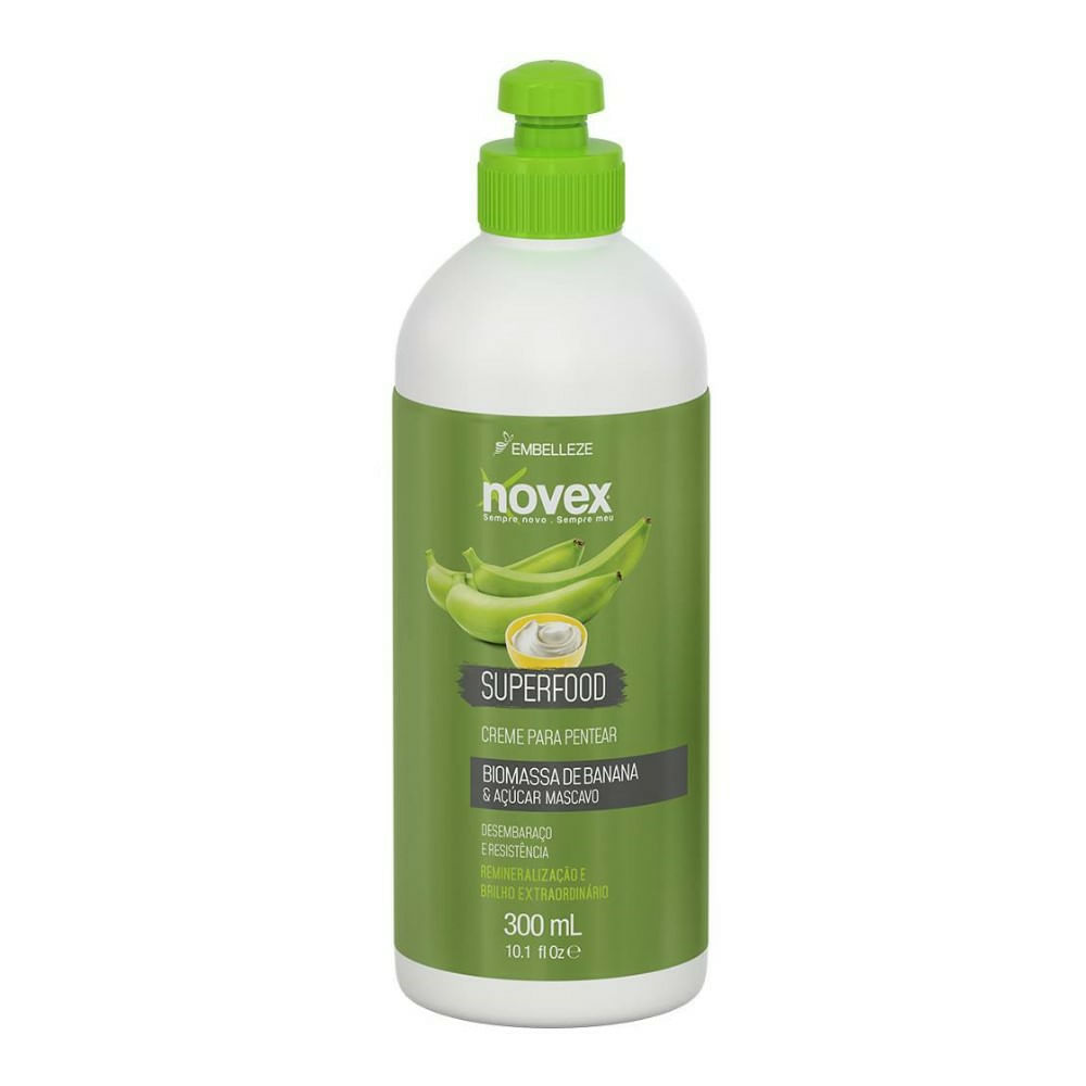 Creme Para Pentear Novex Superfood Biomassa De Banana & Açúcar Mascavo 300ml