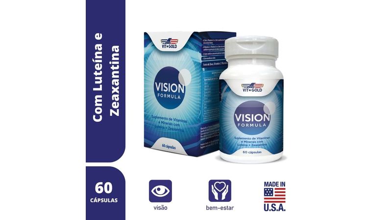 Ômega Vision c/ Luteína + Zeaxantina + Astaxantina 60 Caps - Essential