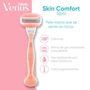 Carga Para Aparelho De Depilar Gillette Venus Skin Comfort Spa 4 Unidades