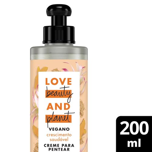 Creme De Pentear Love Beauty and Planet Crescimento Saudável 200ml