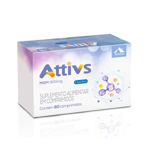 Suplemento Alimentar Apsen Attivs 900mg 60 Comprimidos