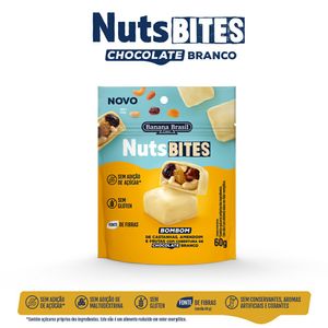 Bombom Nutsbites Chocolate Branco 60g