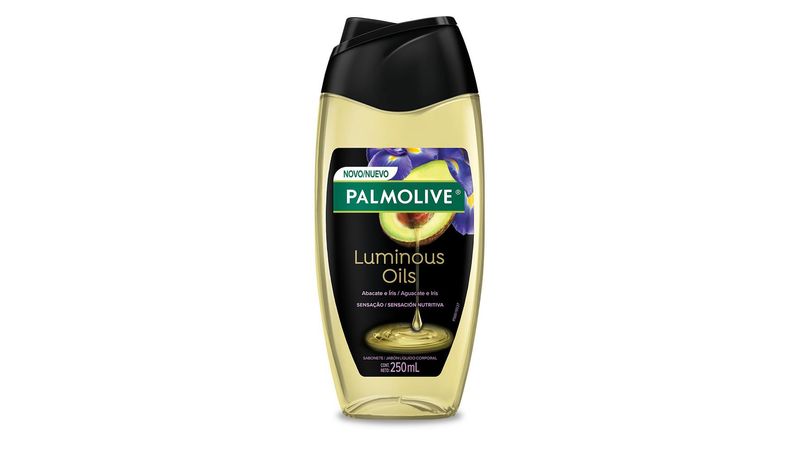 Sabonete Líquido Palmolive Luminous Oils Abacate e Íris 250ml - Drogaria  Venancio