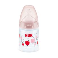 Mamadeira Nuk First Choice Controle de Temperatura Girl S1 0-6 meses 150ml