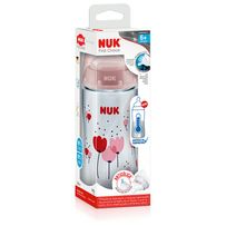 Mamadeira Nuk First Choice Controle de Temperatura Girl S2 6-18 meses 300ml