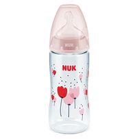 Mamadeira Nuk First Choice Controle de Temperatura Girl S2 6-18 meses 300ml