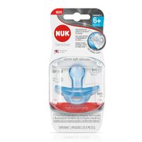 Chupeta Nuk Sensitive Soft 100% Silicone Boy S2 6-18 Meses