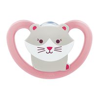 Chupeta Nuk Space Silicone Girl S2 6-18 Meses