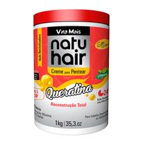Creme para Pentear Queratina Reconstrução Total 1kg