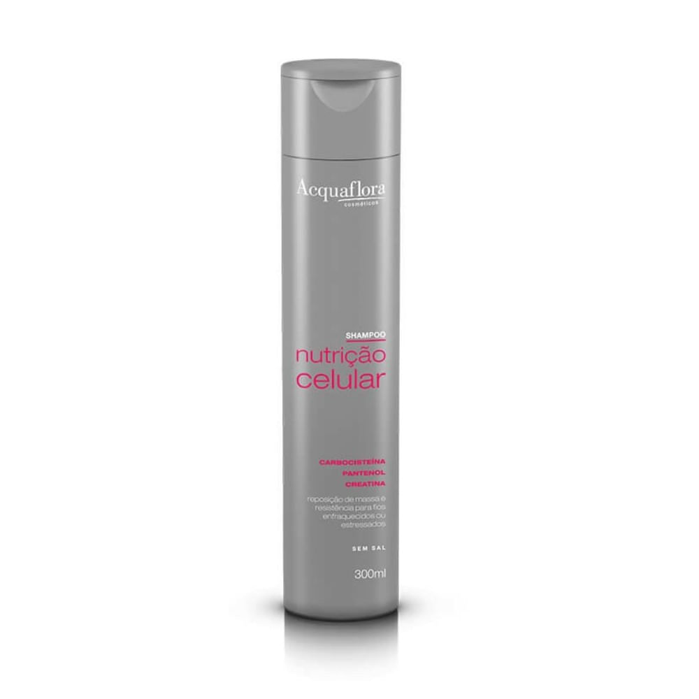 Shampoo Acquaflora Nutrição Celular 300ml