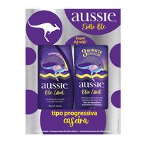 Kit Aussie Btx Effect Shampoo 360ml + Creme De Tratamento 3 Minute Miracle 236ml