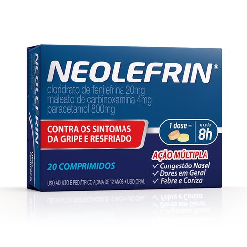 Neolefrin Neo Química 20 Comprimidos