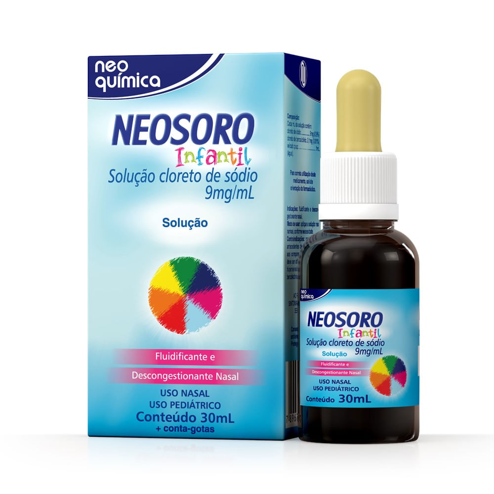 Neosoro Gotas Nasais Infantil Neo Química 30ml - Drogaria Venancio