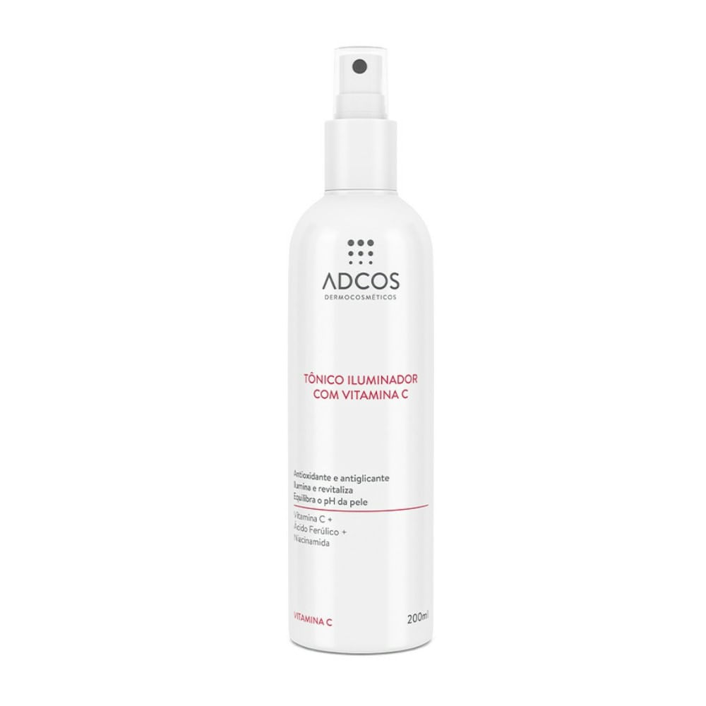 Tônico Iluminador Adcos Com Vitamina C 200ml
