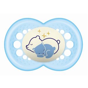Chupeta Mam Original Night Skin Soft 6 Meses 1 unidade