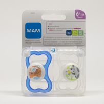 Chupeta Mam Air 6+ Meses Azul - 2 Unidades