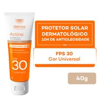 Protetor solar Darrow Actine FPS30 Color 40g