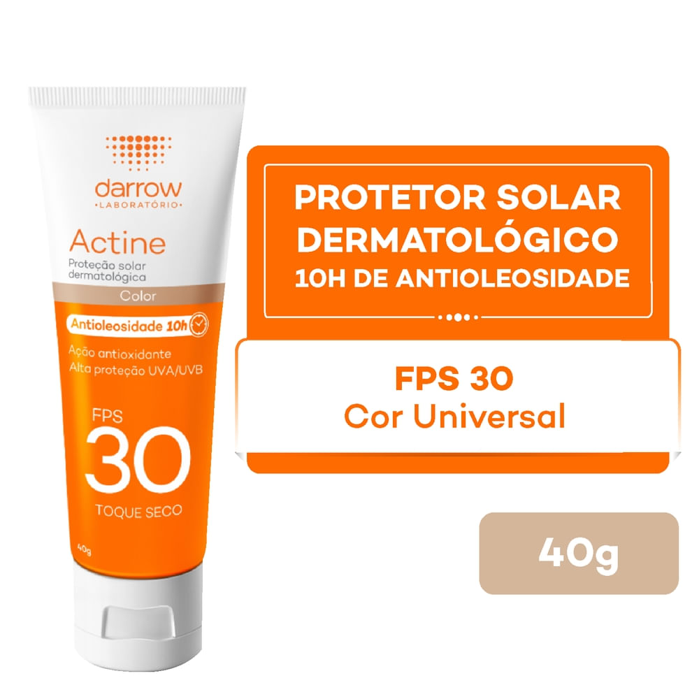 Protetor solar Darrow Actine FPS30 Color 40g