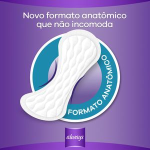 Protetor Diário Always Respirável 40 Unidades