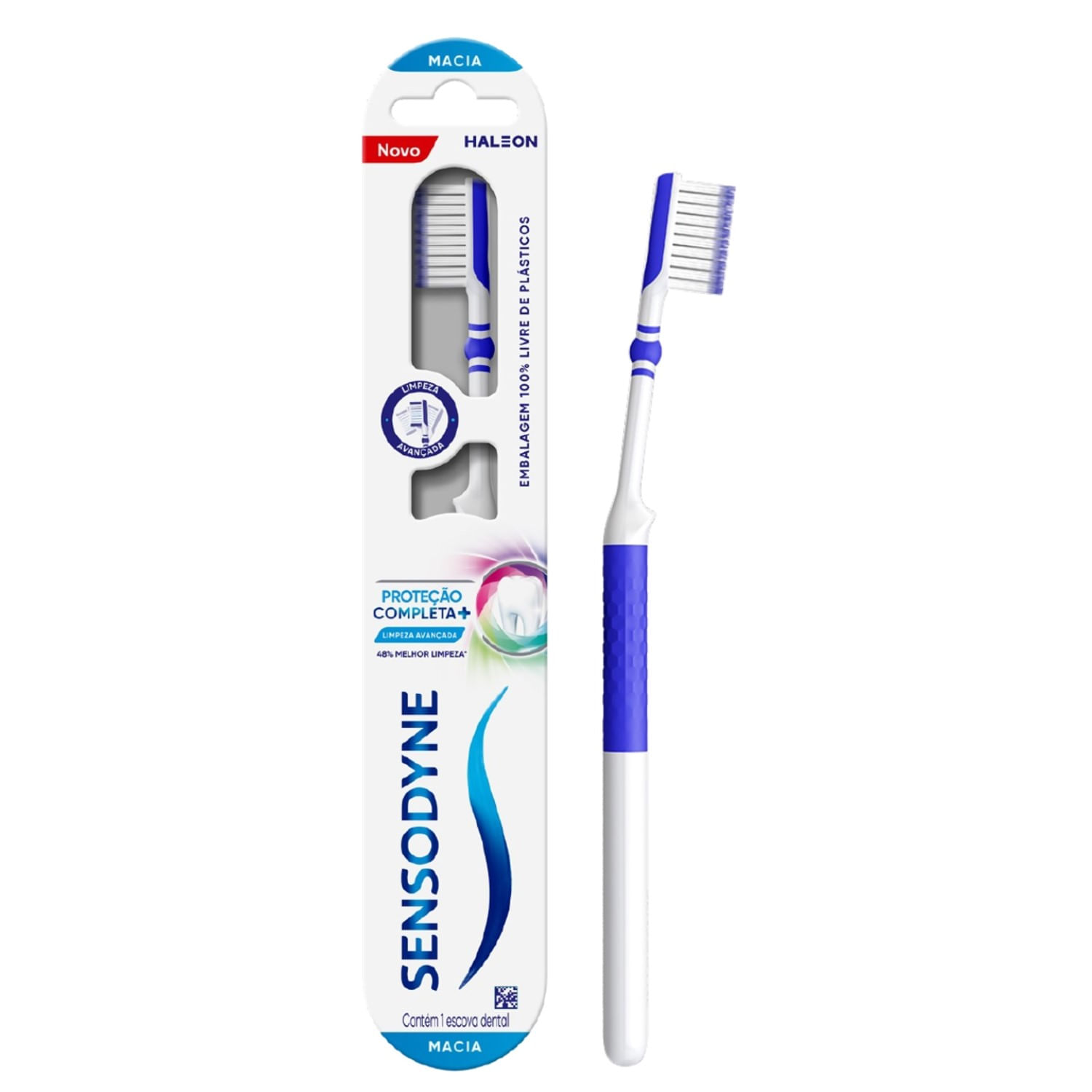 Escova Dental Sensodyne Macia Proteção Completa 1 Unidade