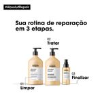 Kit L'Oréal Professionnel Absolut Repair Gold Quinoa Protein Shampoo Condicionador e Óleo (3 produtos)