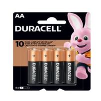 Pilha Alcalina Duracell Pequena AA 4 Unidades
