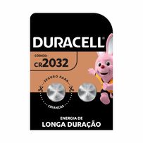 Pilha Duracell Moeda CR2032 2 Unidades