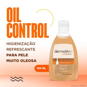 Sabonete Líquido Facial Dermotivin Oil Control Pele Oleosa 120ml